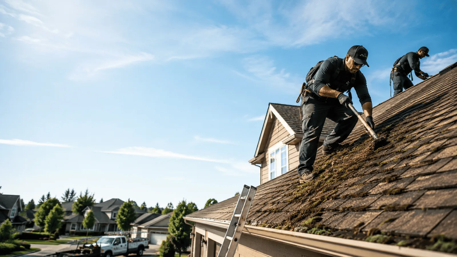 Roof Moss Removal in Thornburg, IA near me